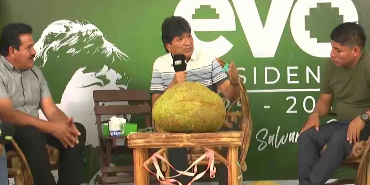 El expresidente Evo Morales