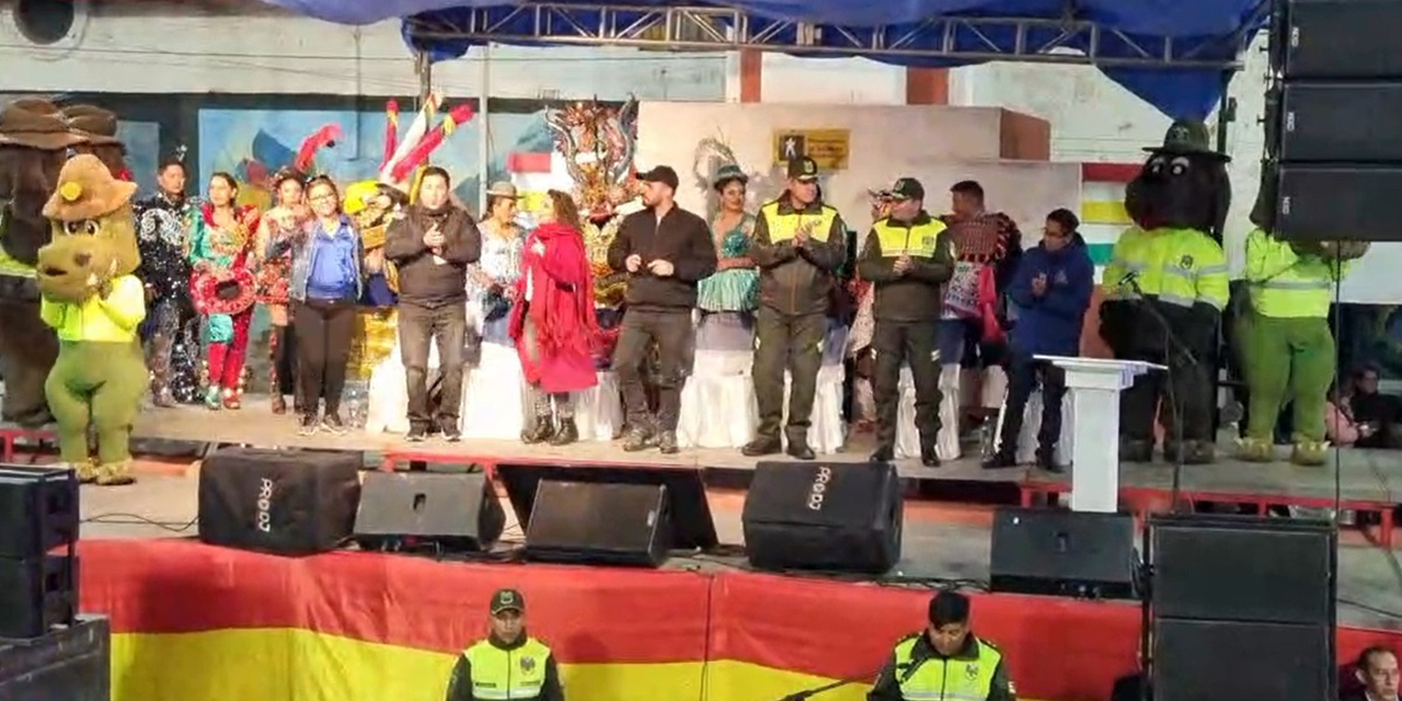 Lanzamiento del plan para garantizar un carnaval seguro en la ciudad de Oruro.