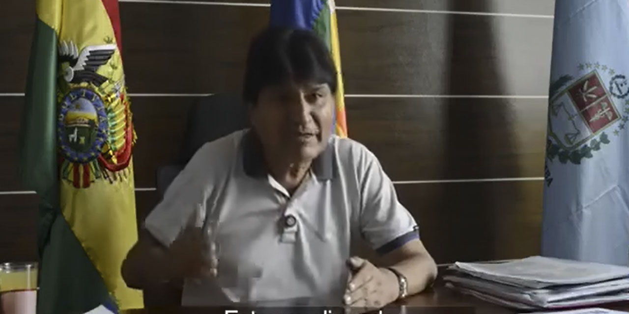 El expresidente Evo Morales.