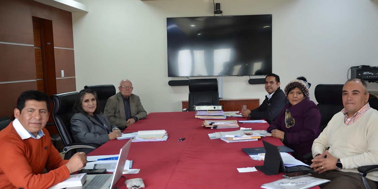 La Sala Plena del Tribunal Supremo Electoral, en una sesión anterior. 