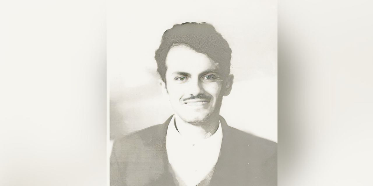 Adhemar Sandoval Osinaga en su juventud.