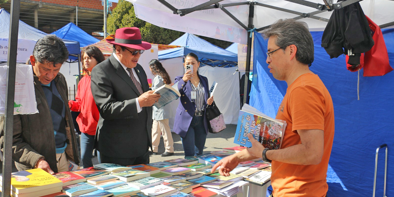 El Alto lanza la quinta Feria Cultural del Libro con nuevas propuestas