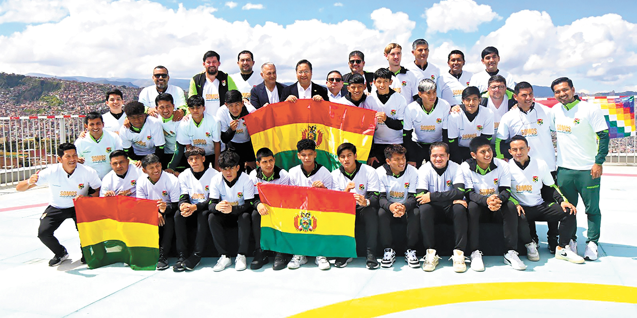 El Presidente Arce felicita a la Sub-17 por la Clasificación al mundial