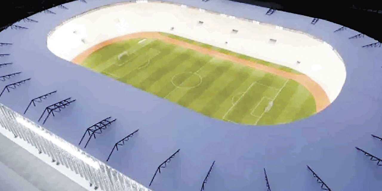 Así quedará el estadio ‘Tahuichi’ para la final de la Sudamericana.