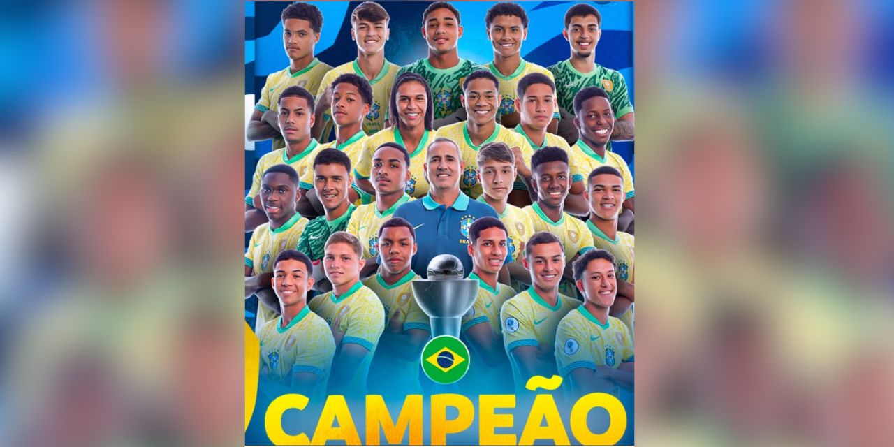 La selección brasileña conquistó el título del campeonato Sudamericano Sub-17.