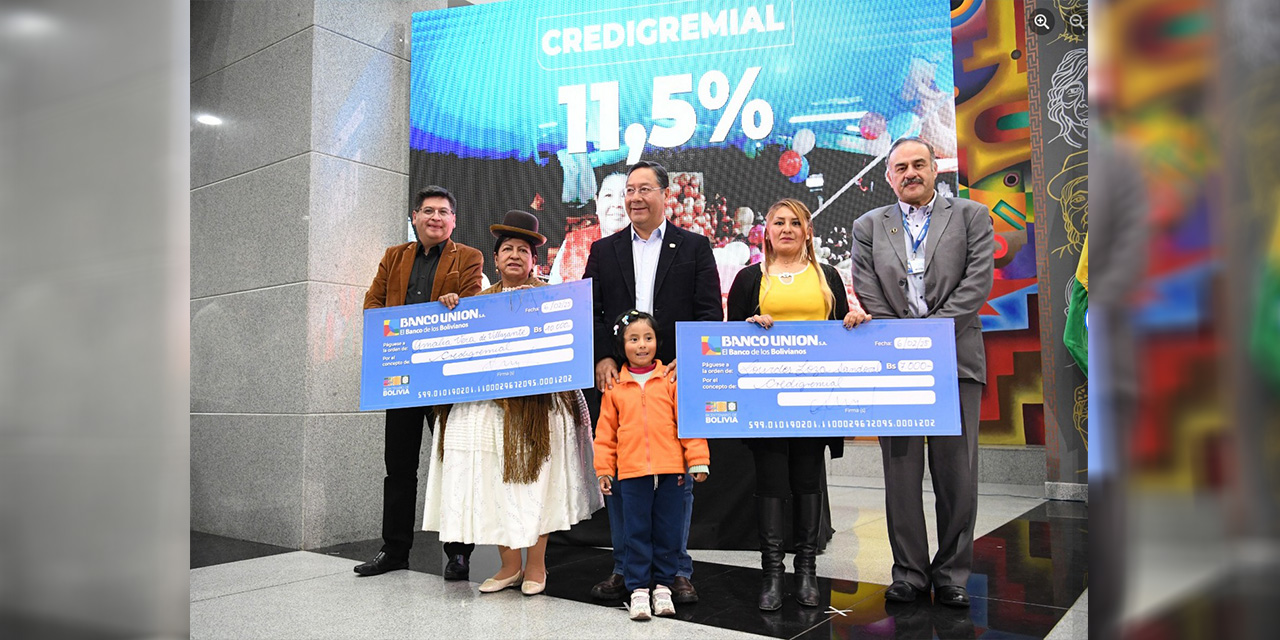 Lanzan CrediGremial y Arce afirma que se protege el bolsillo de los bolivianos