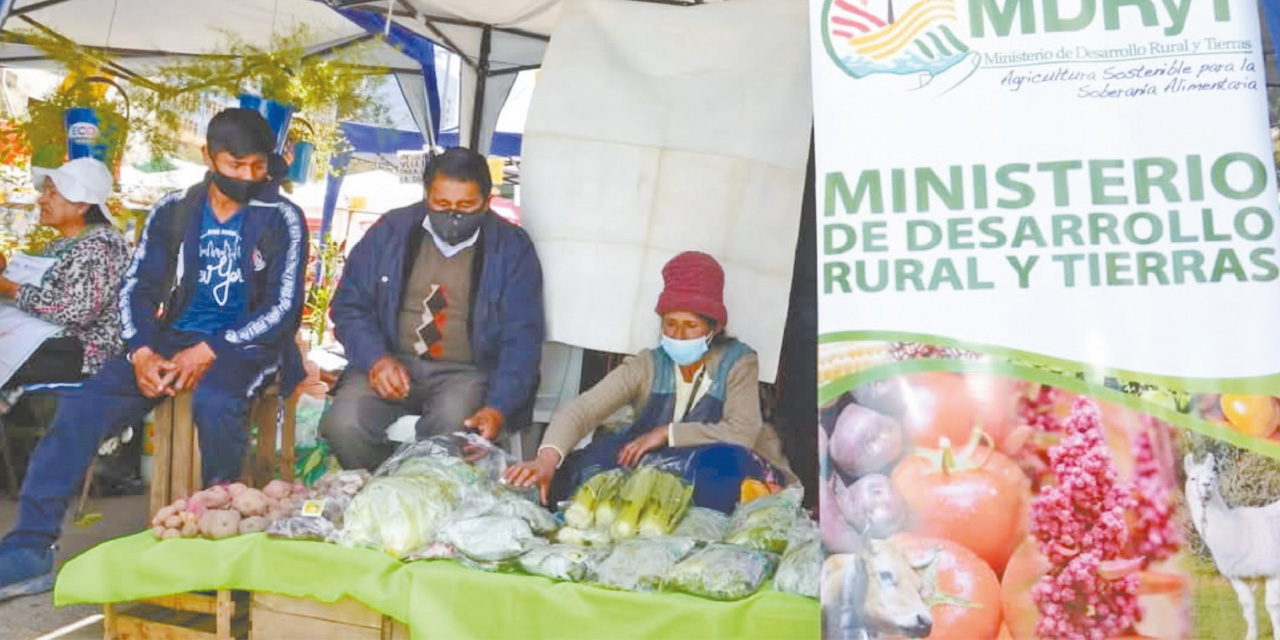 Las ferias del Campo a la Olla llegan hoy a las ciudades de La Paz y El Alto