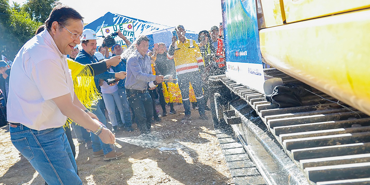 Arce destaca la inversión mayor a Bs 282 millones en el sector productivo de Tarija
