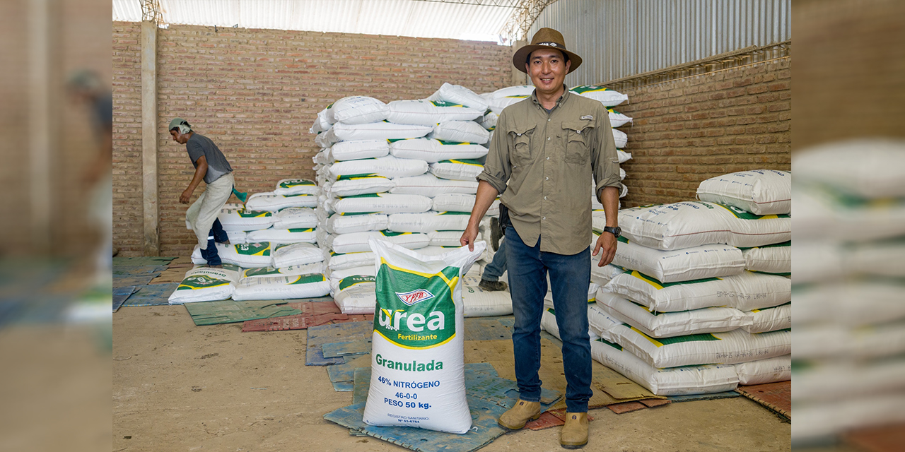 YPFB provee 2.000 t de urea al sector arrocero