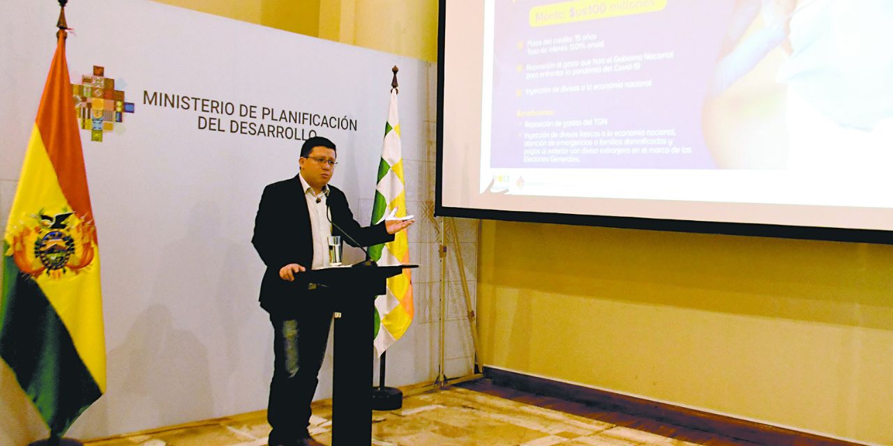 El ministro de Planificación, Sergio Cusicanqui.
