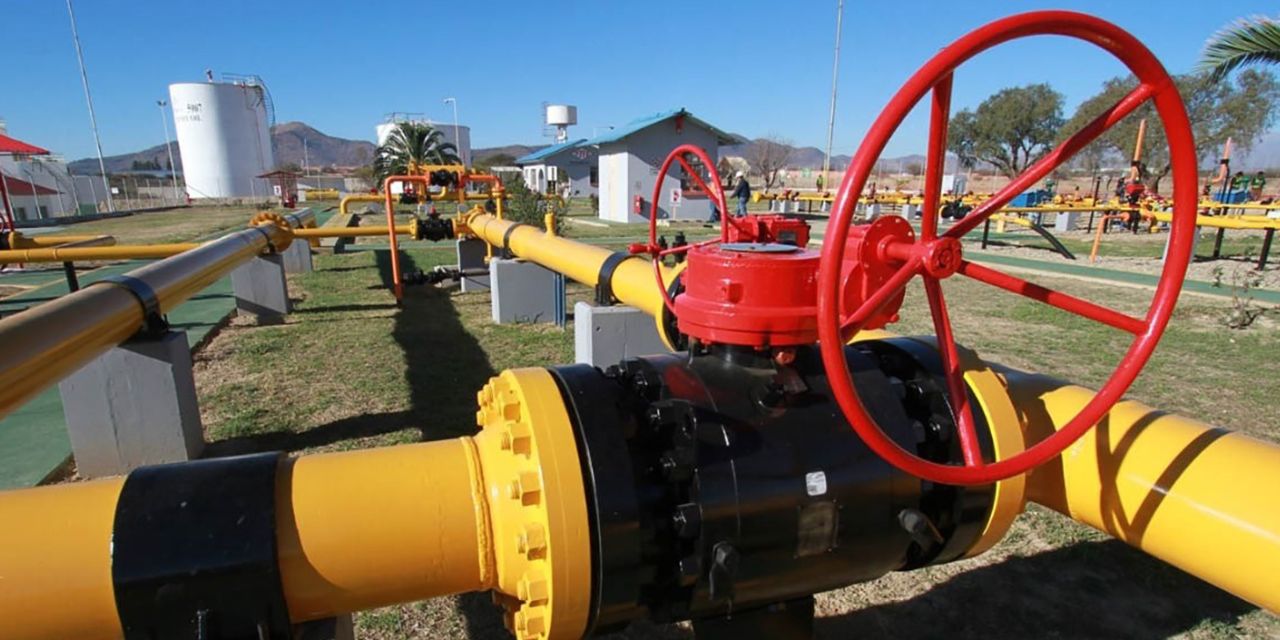 Ductos de YPFB para el transporte de gas.