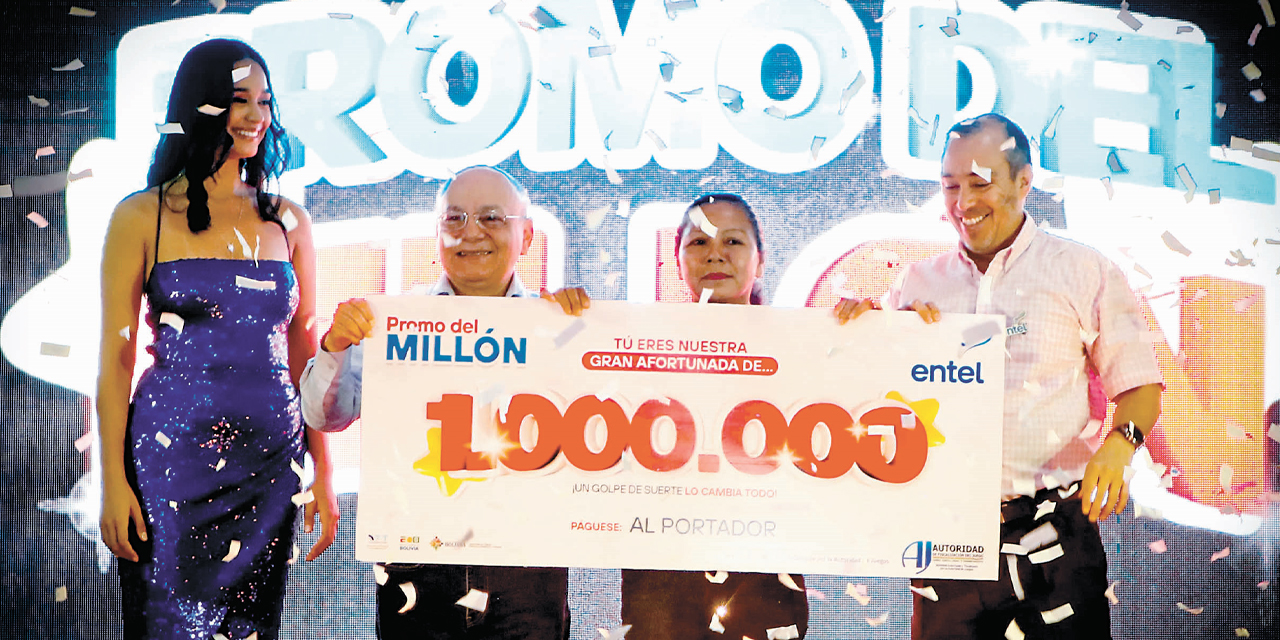 El acto de premiación de la empresa Entel.