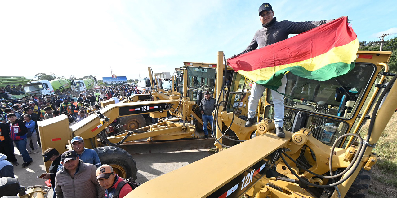 Arranca la construcción de la doble vía Santa Cruz-Warnes