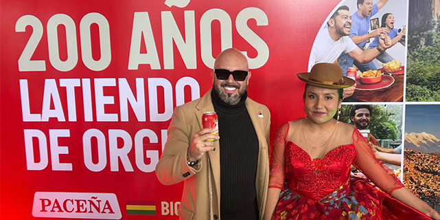Paceña se suma a la celebración del Bicentenario con una campaña que exalta la identidad boliviana