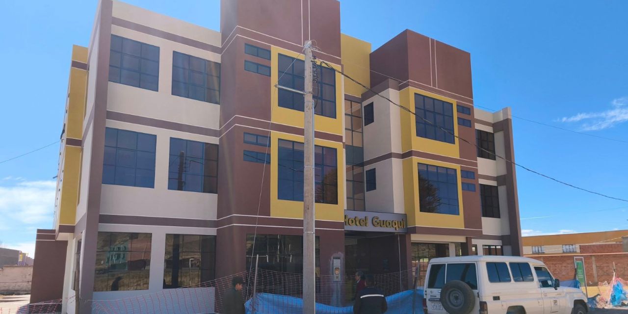 La infraestructura del hotel del Complejo Turístico.