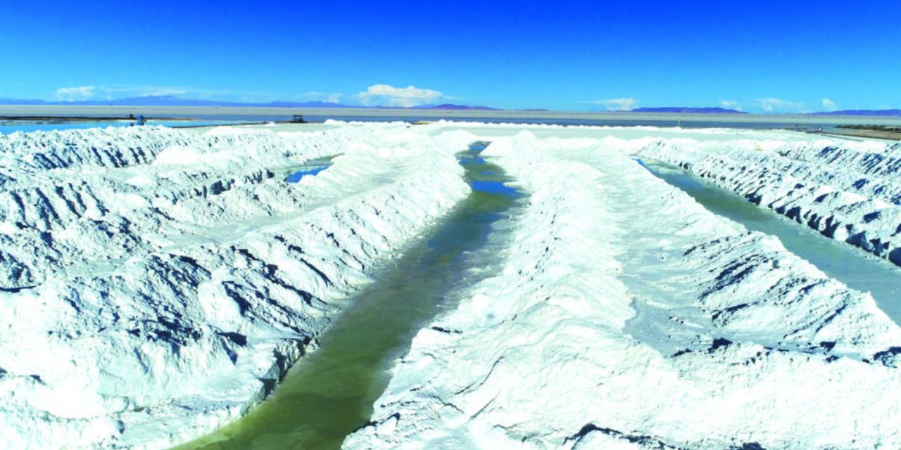Los recursos de litio en el salar de Uyuni, Potosí FOTOS: MHE