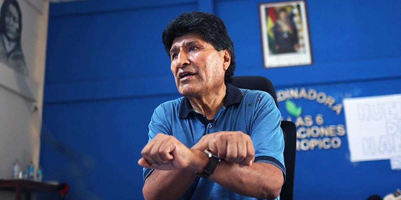Evo Morales, acusado por  la Fiscalía de Tarija por trata de personas con agravante.
