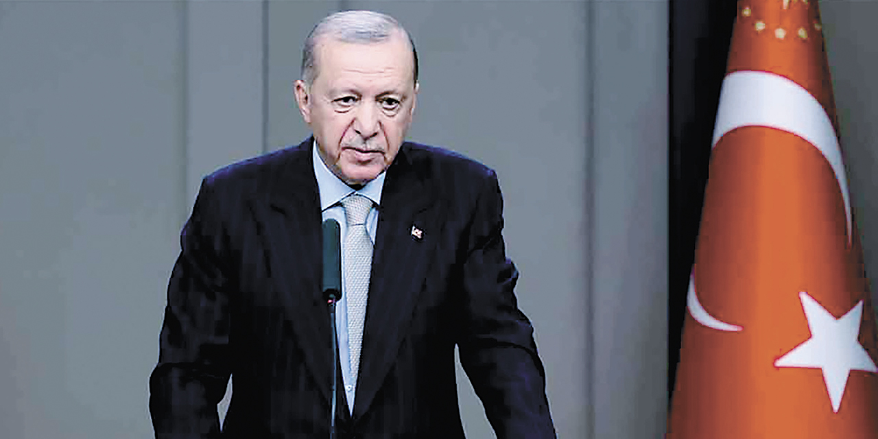 El mandatario turco, Recep Tayyip Erdoğan.