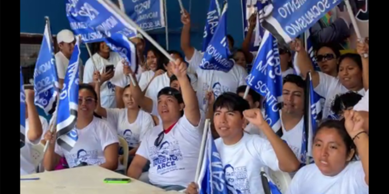 Décimo apoyo nacional: Juventudes del MAS Santa Cruz y Amdepando proclaman a Lucho como candidato