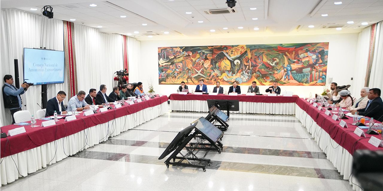 Arce instala reunión extraordinaria del Consejo Nacional de Autonomías