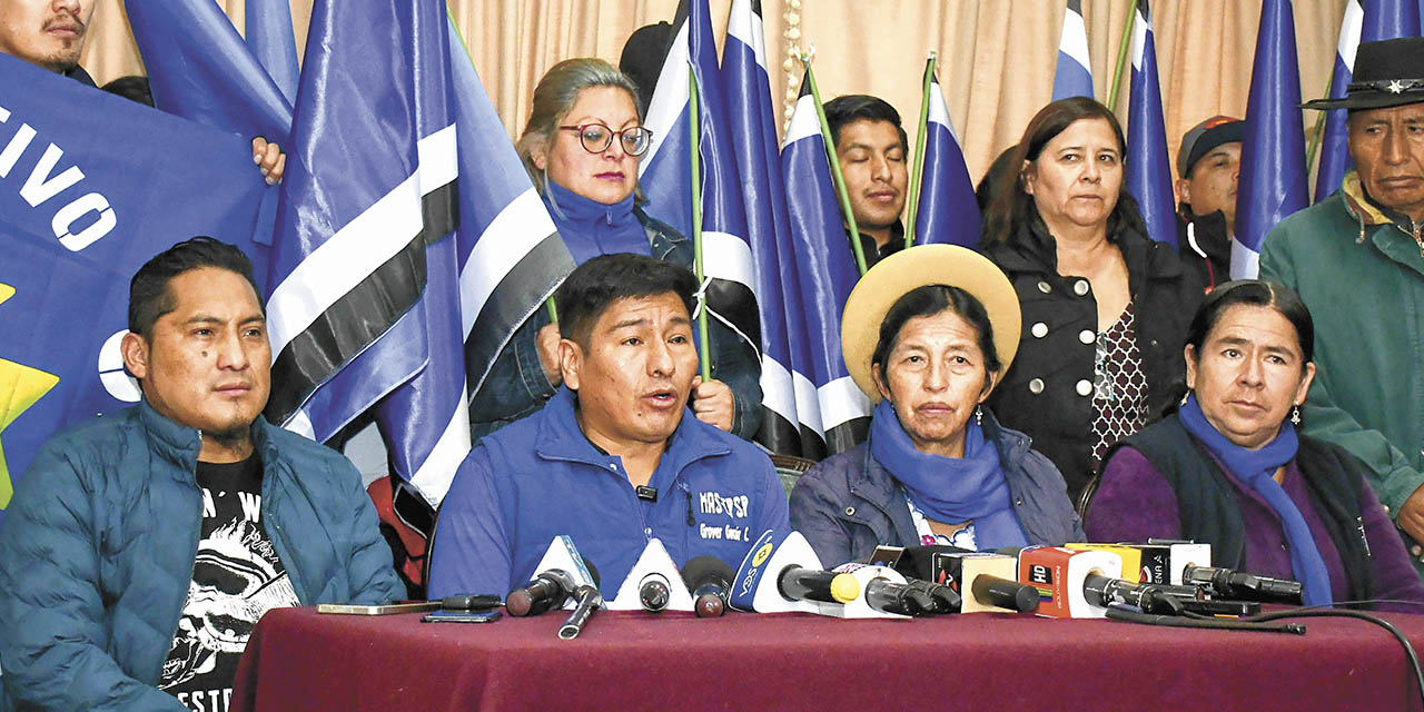 La directiva del MAS-IPSP.