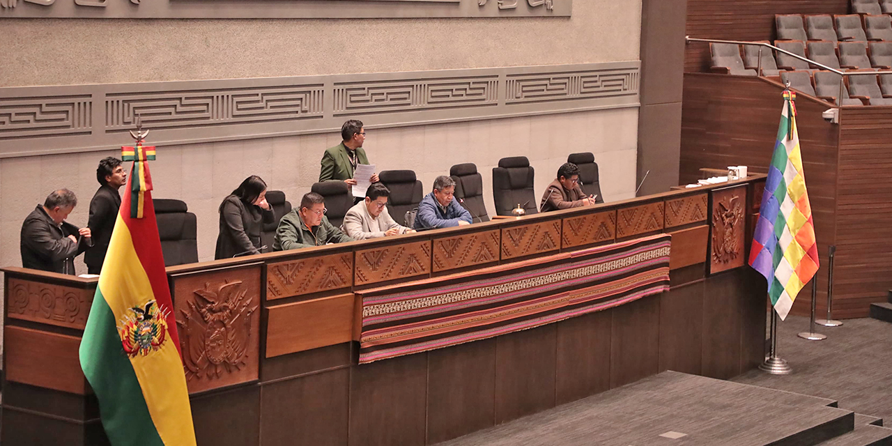 Los evistas “boicotean la sesión” de la ALP y traban el crédito de $us 100 MM para el voto en el exterior