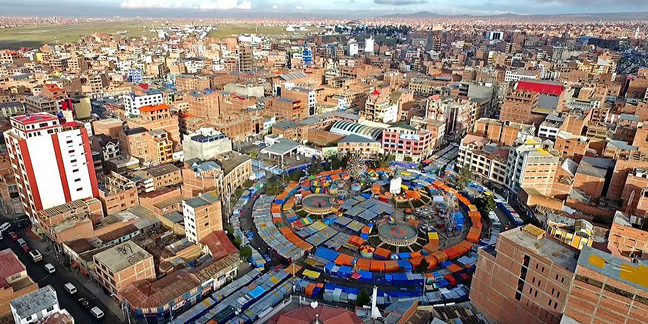 Panorámica de la ciudad de El Alto.