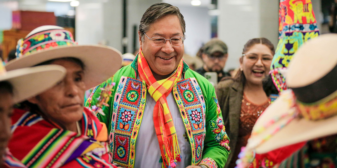Presidente Arce alerta de que el Estado Plurinacional de Bolivia está en “riesgo” 
