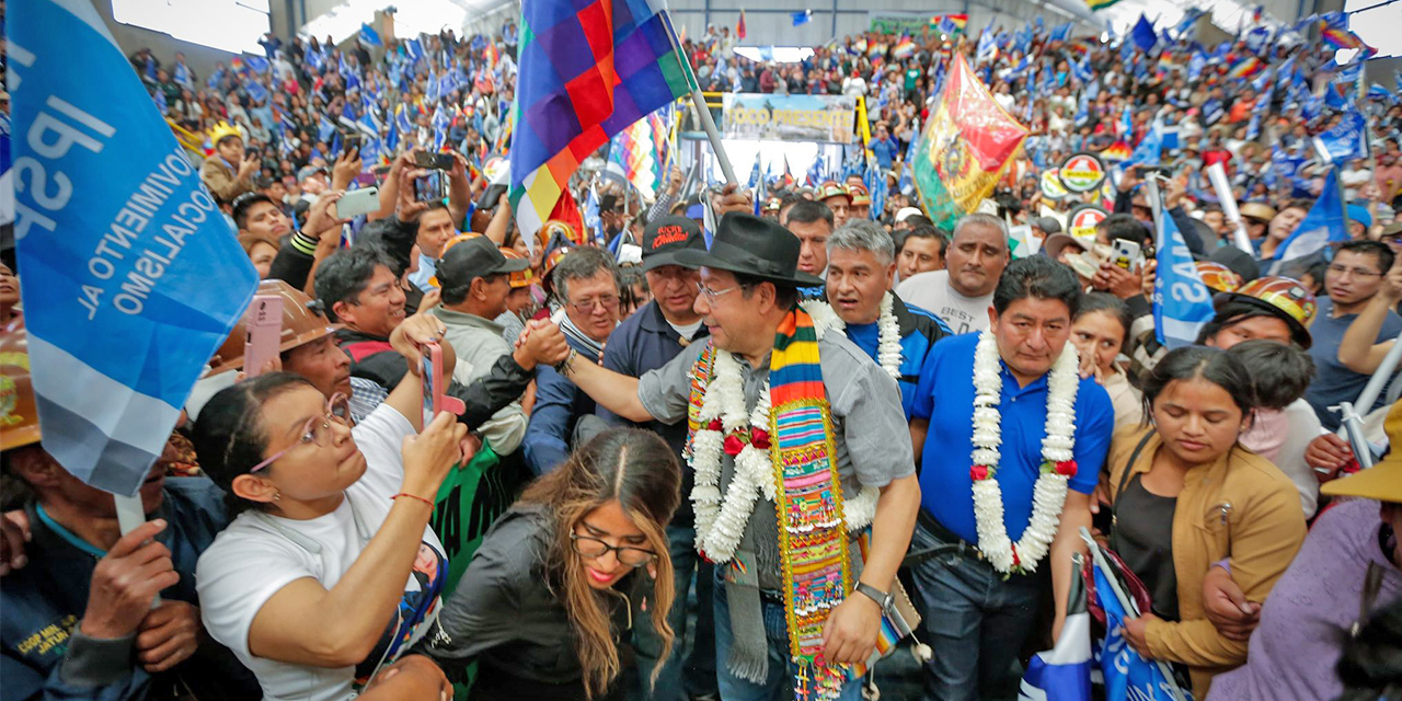 El MAS definirá su binomio presidencial en una masiva concentración nacional en El Alto