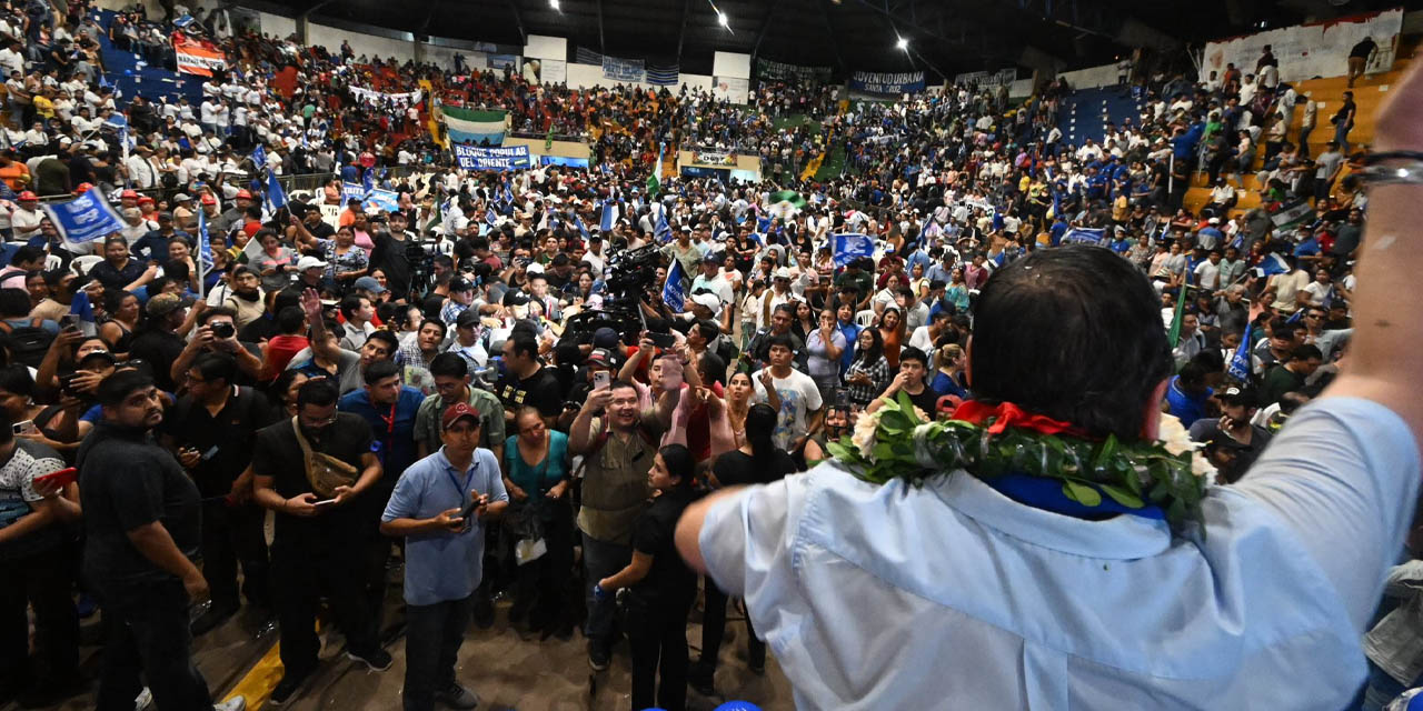 Proclamación de Luis Arce en Santa Cruz.