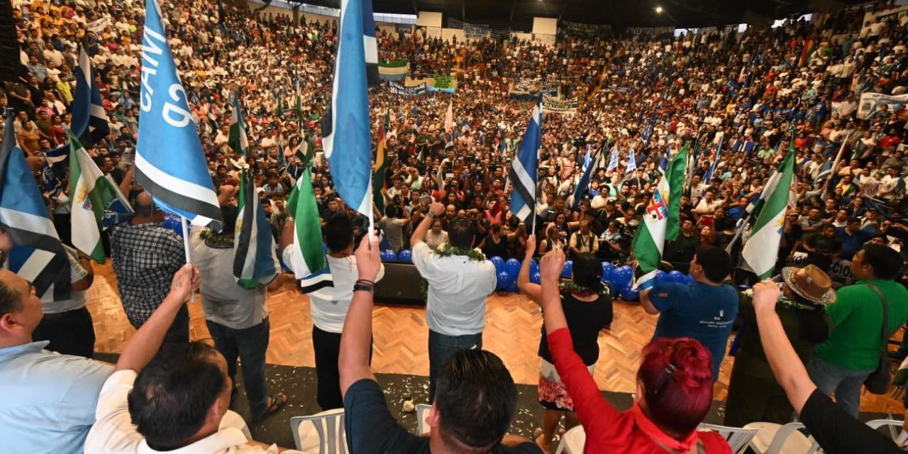 Luis Arce es proclamado en Santa Cruz.