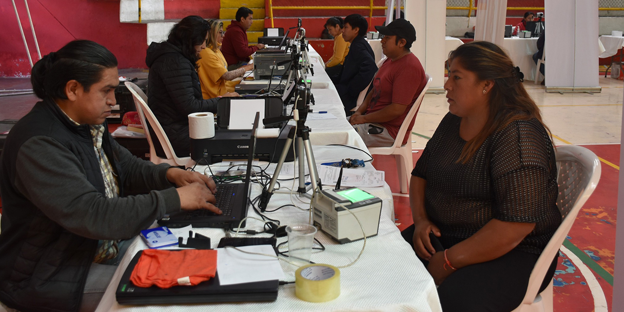 Cerca de 600 mil personas se empadronaron en el país