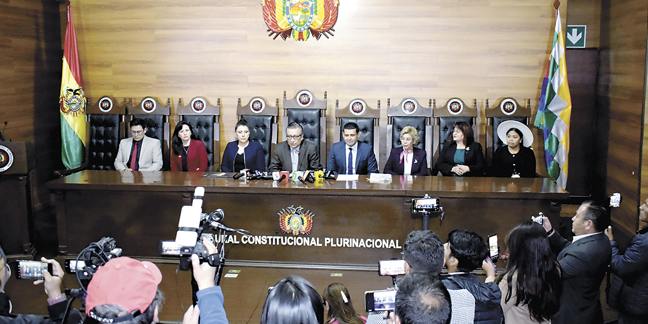 Magistrados del TCP.