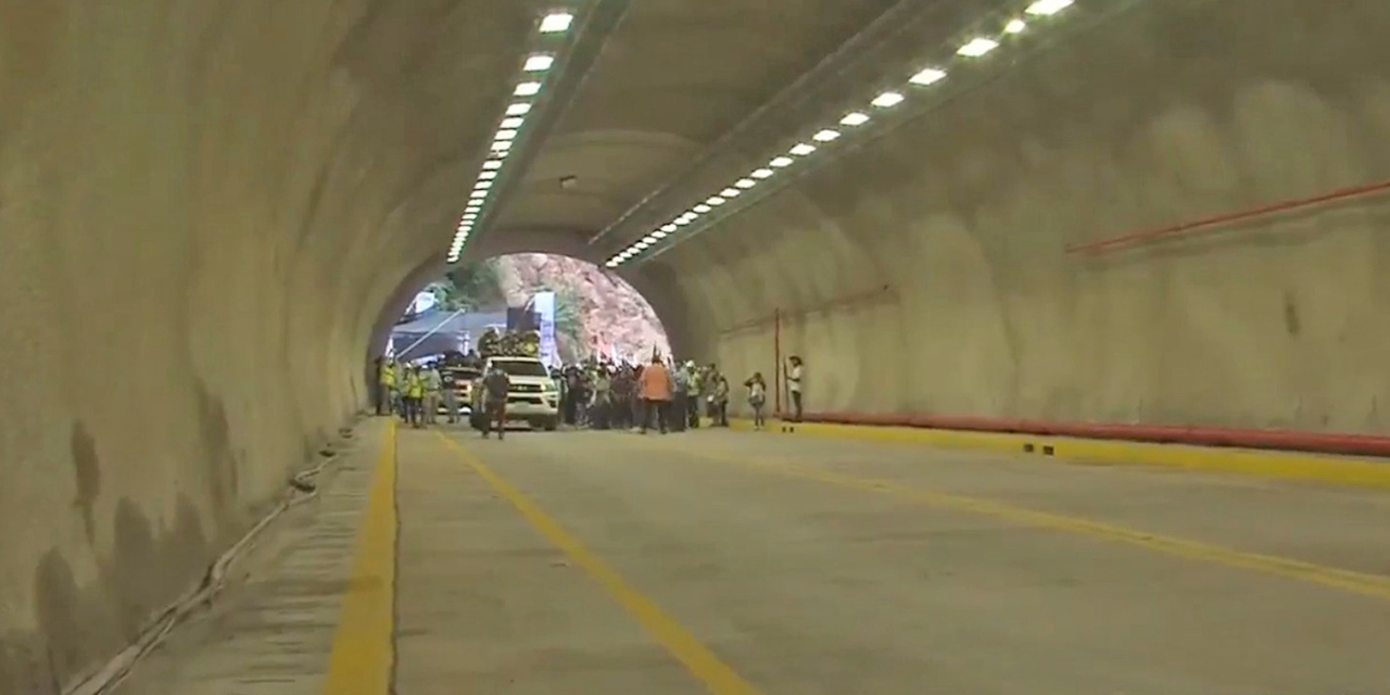 Inauguran el túnel de Incahuasi, Arce afirma que la obra demuestra “quién es el que administra mejor la economía”