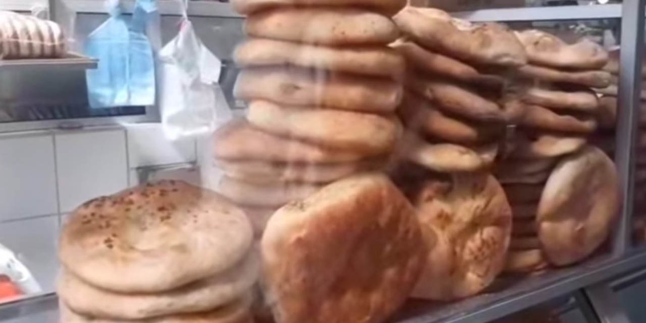 Venta de pan en la ciudad de Tarija. Captura: Play Noticias