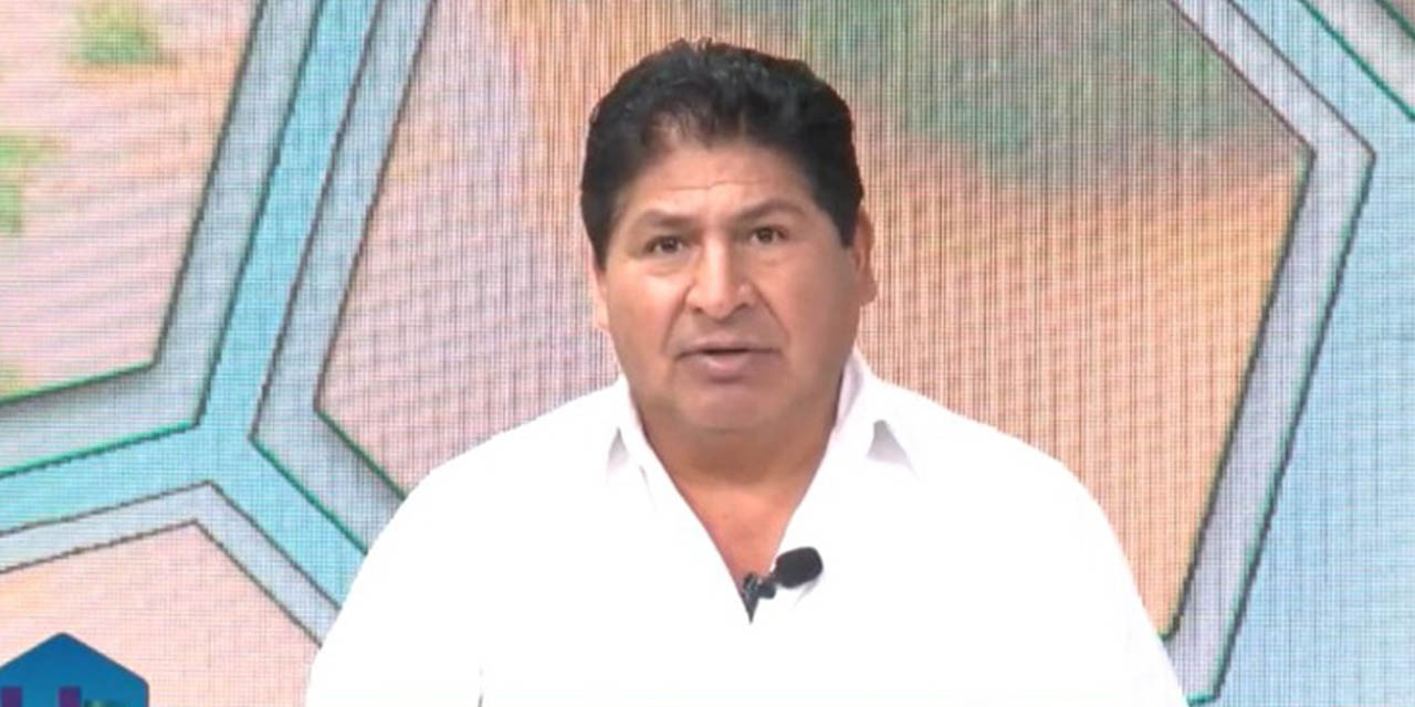 El viceministro de Defensa Civil, Juan Carlos Calvimontes.