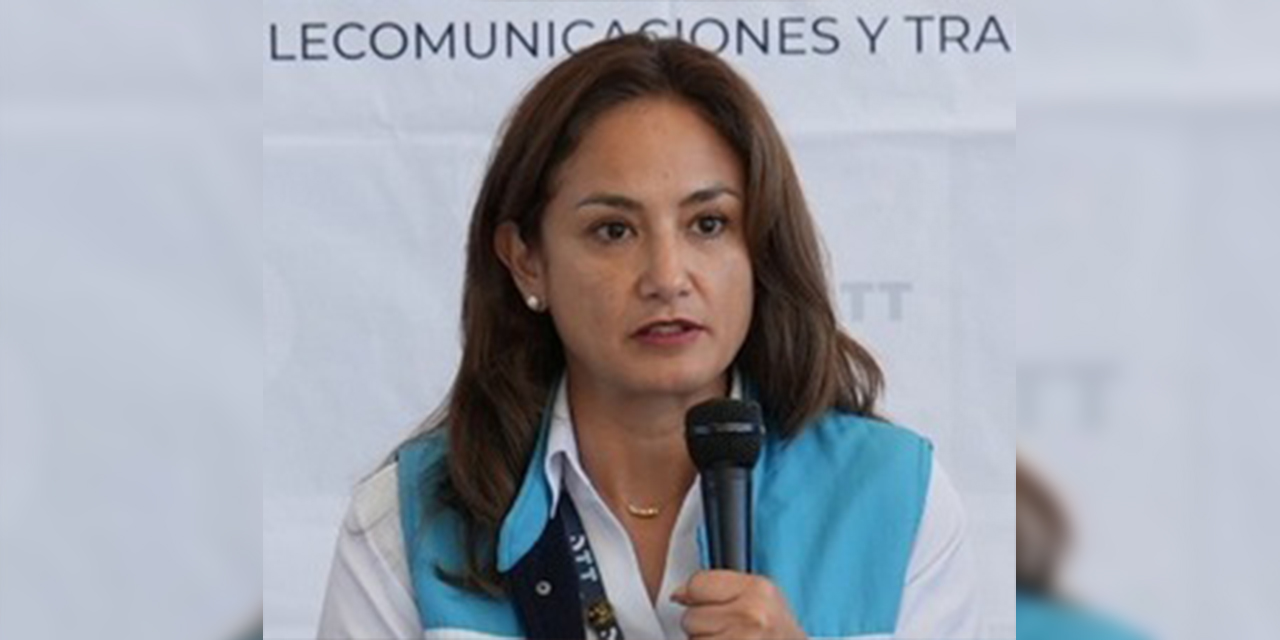 Directora de Transportes de la Autoridad de Regulación y Fiscalización de Telecomunicaciones y Transporte ATT, Silvia Claros