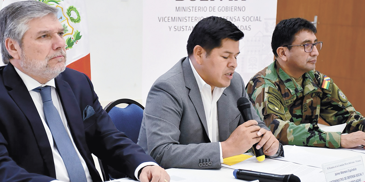 XI Comisión Mixta Bolivia-Perú y nuevas estrategias para combatir el narcotráfico.