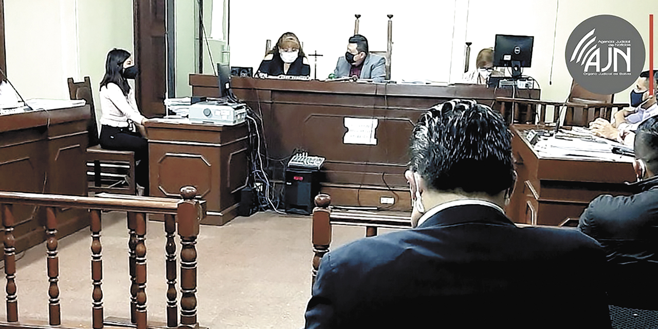 Una audiencia judicial.