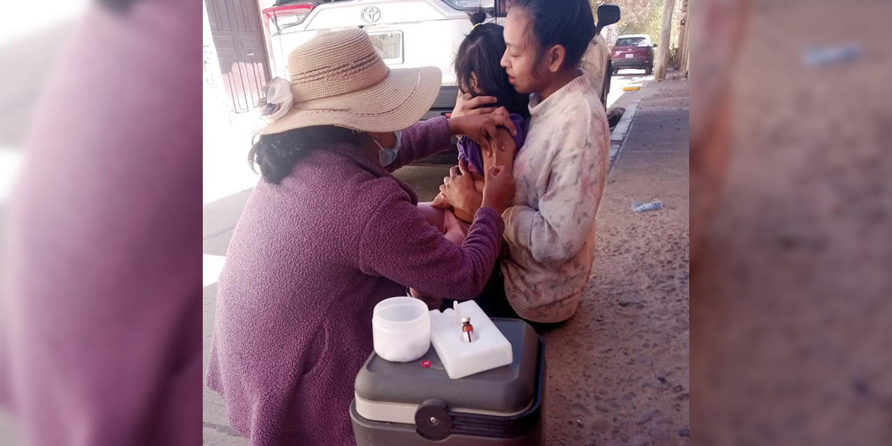 Vacunación para prevenir la meningitis bacteriana.