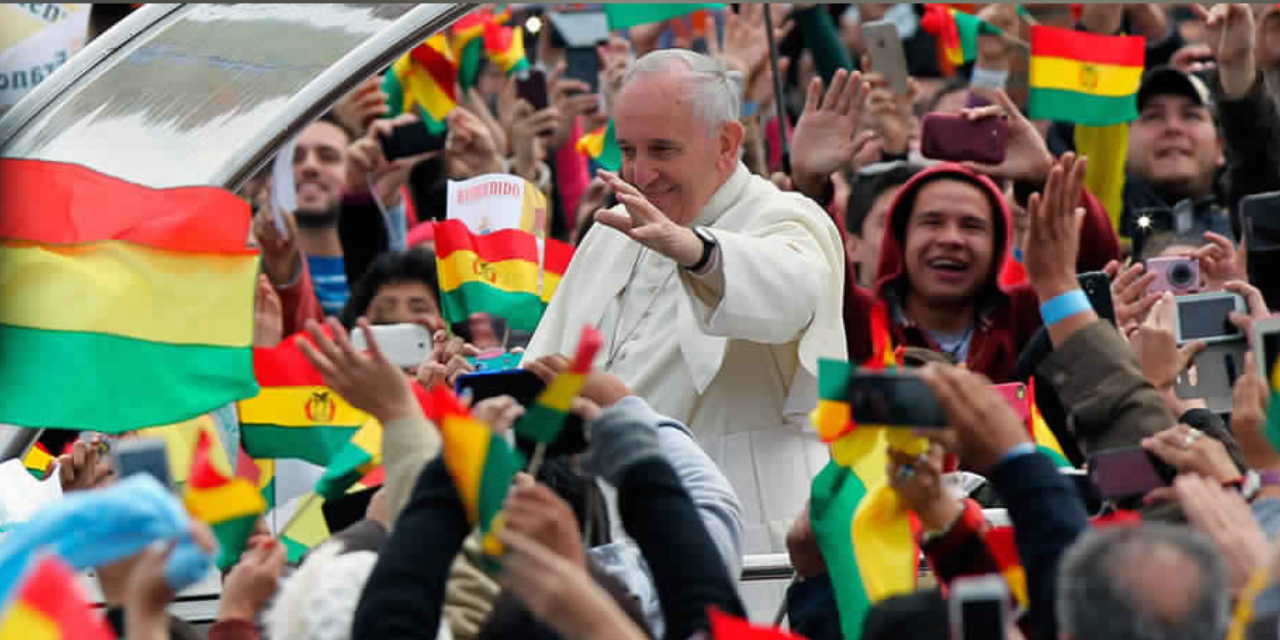 El papa Francisco durante su visita a Bolivia. | Foto: Infodiez