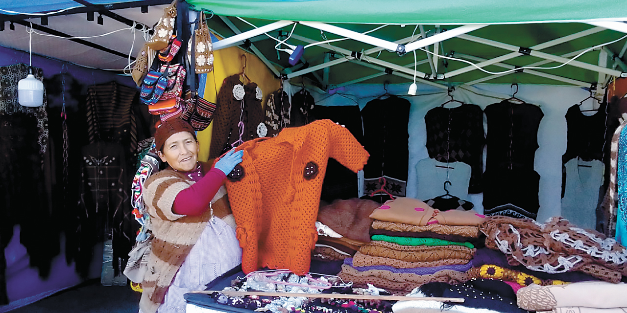 Oferta nacional en la feria.