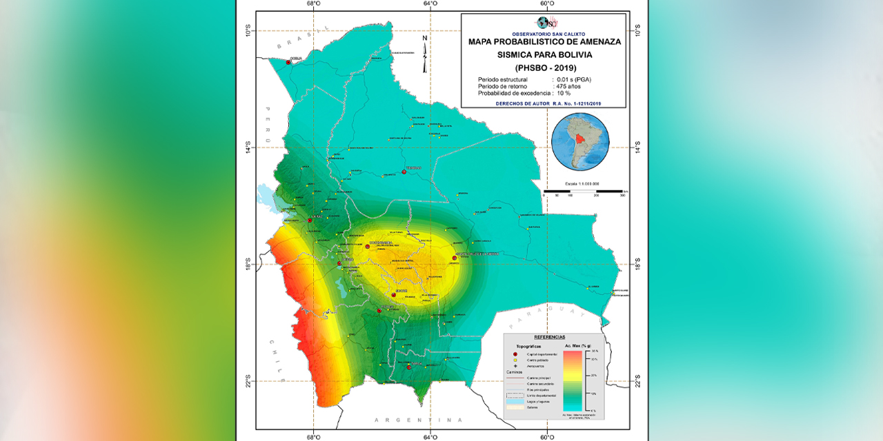 En menos de 12 horas se registraron dos sismos en Tapacarí, Cochabamba