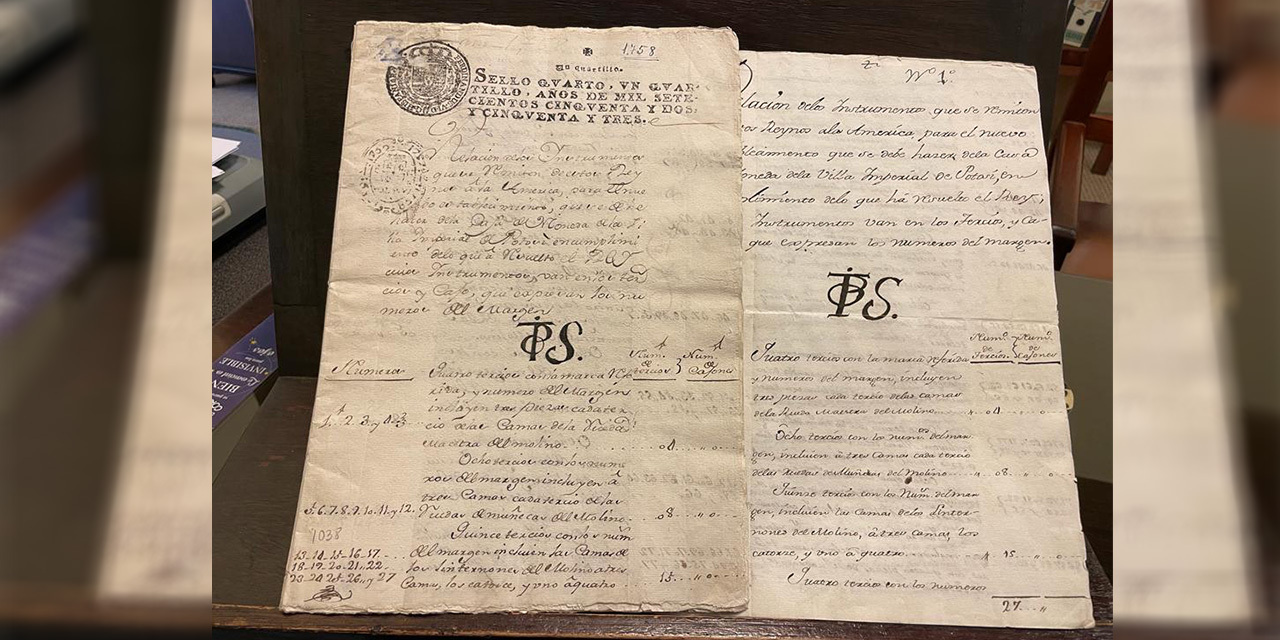 Documento histórico de Potosí será declarado Memoria del mundo
