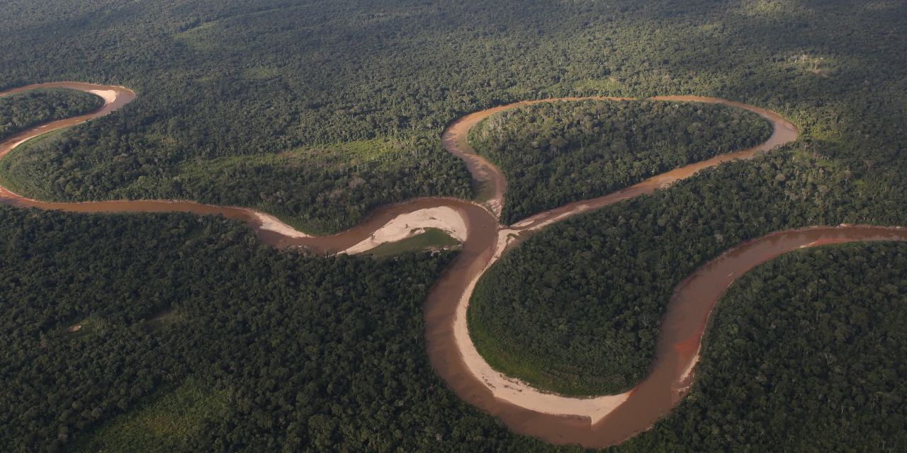 Vista aérea de parte del Parque Nacional. | Foto: Iván Canelas Lizárraga