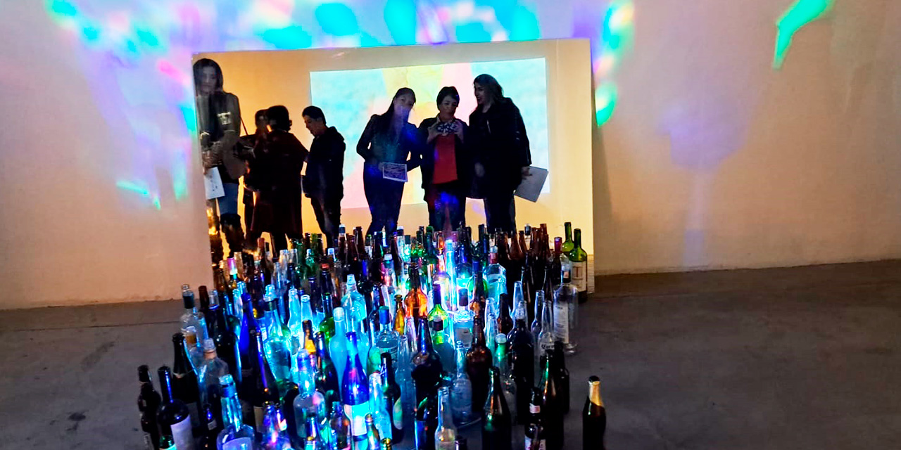 Algunos de los artistas cuyas obras son parte de la exhibición. FOTOS: FC-BCB