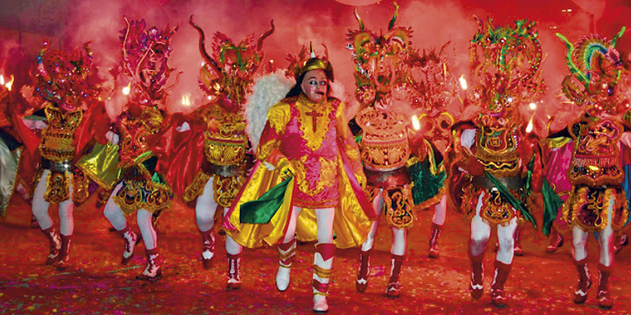 La famosa danza de la diablada. | Foto: ABI