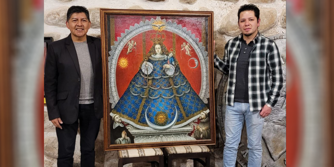 La Virgen del Rosario: una réplica de la obra de Luis Niño, un artista que vale un Potosí  