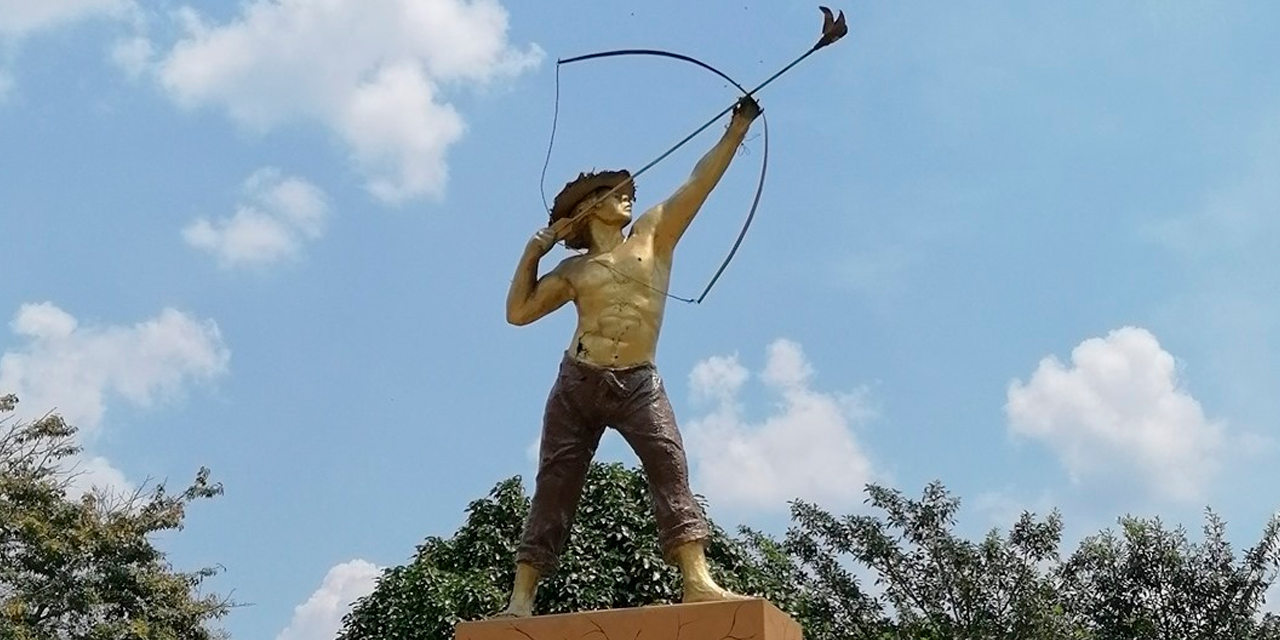 Monumento a Bruno Rauca. Fotos: RRSS