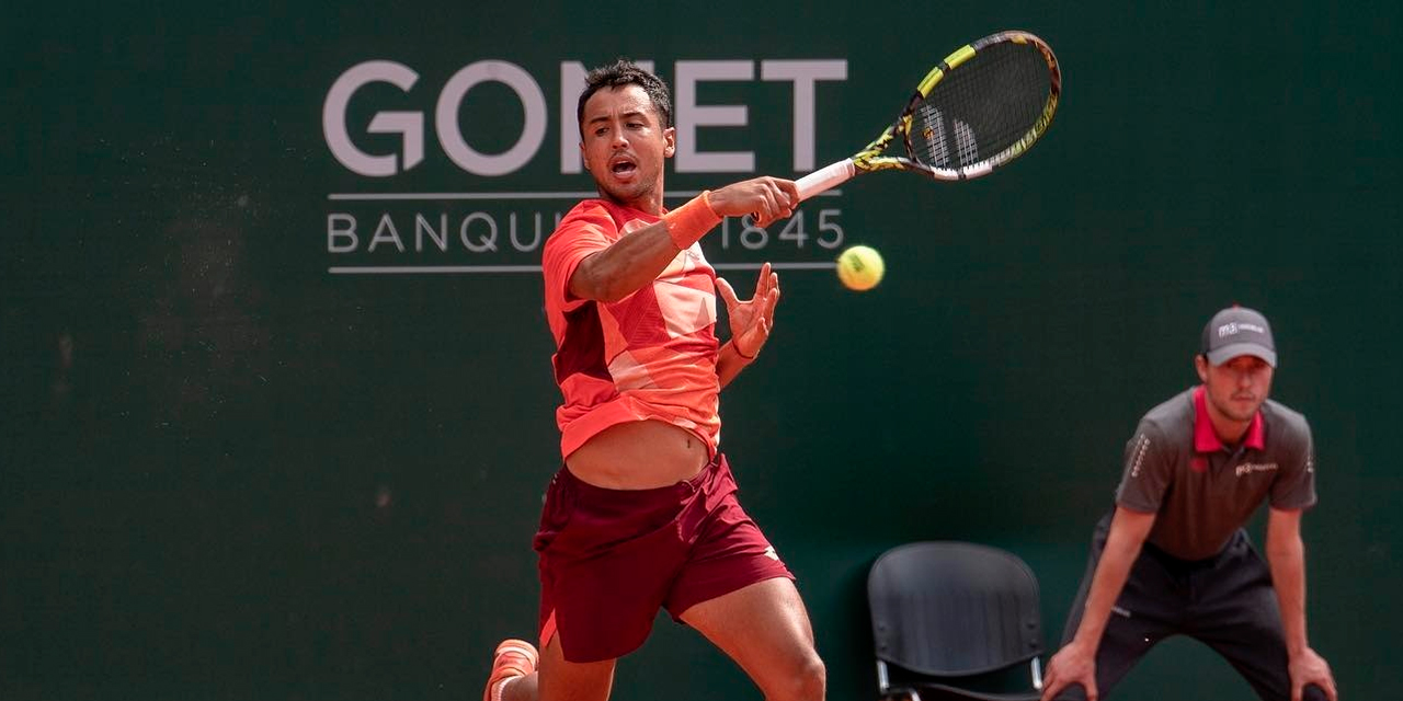 El tenista nacional Hugo Dellien debutará el domingo en el Roland Garros. Foto: Hugo Dellien